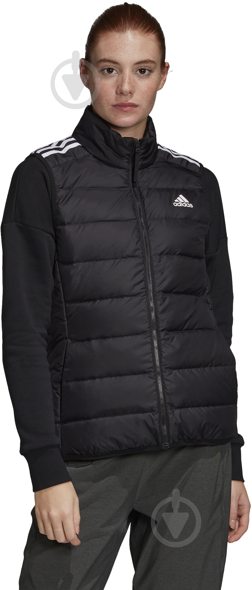 Жилет Adidas W ESS DOWN VES GH4586 р.S черный - фото 10