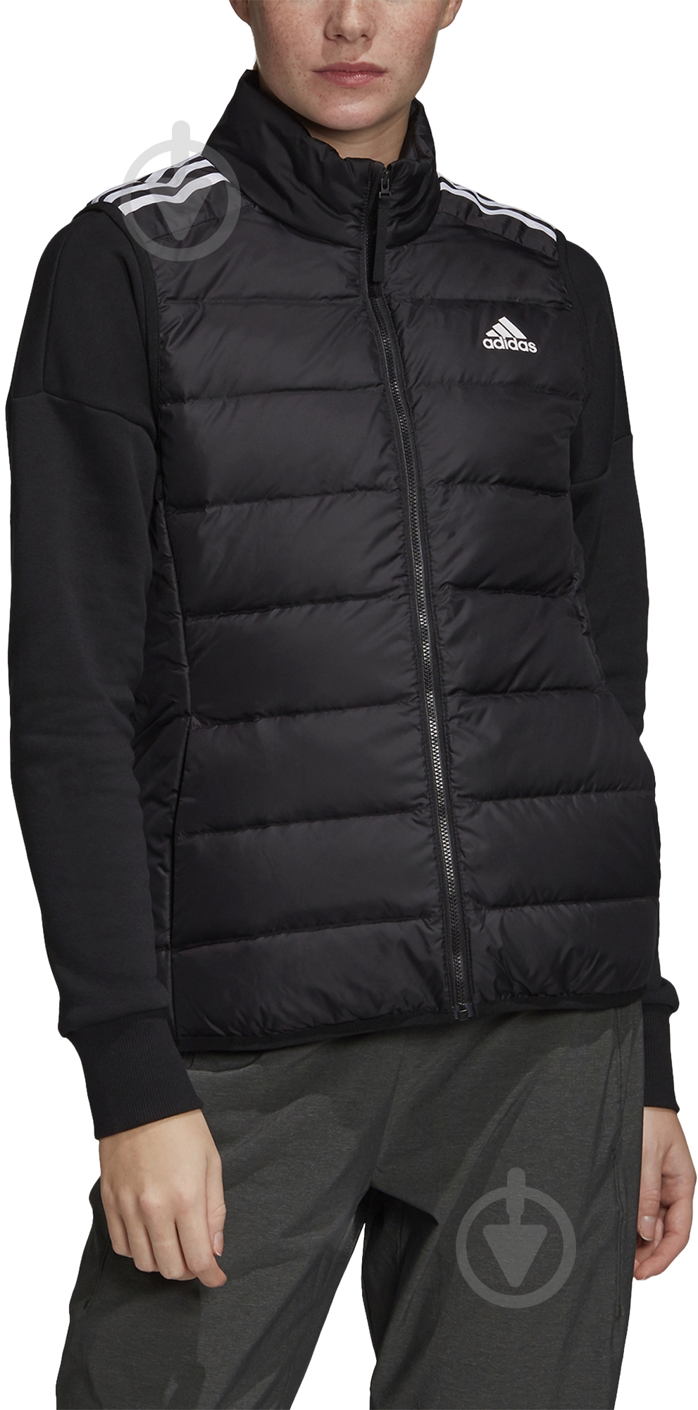 Жилет Adidas W ESS DOWN VES GH4586 р.S черный - фото 8