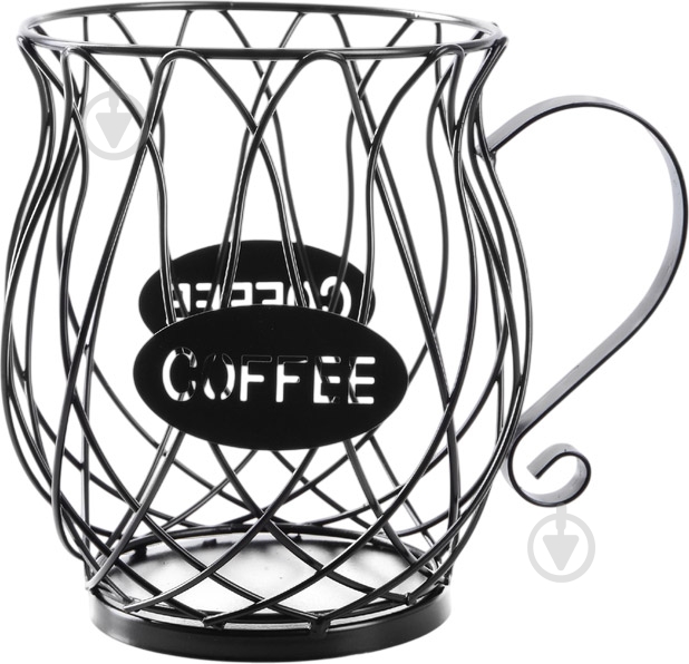 Фруктовниця Viva LACY MUG BLACK 18x14x9.5 см (B090060) - фото 1 Фруктовниця Viva LACY MUG BLACK 18x14x9.5 см (B090060) - фото 1