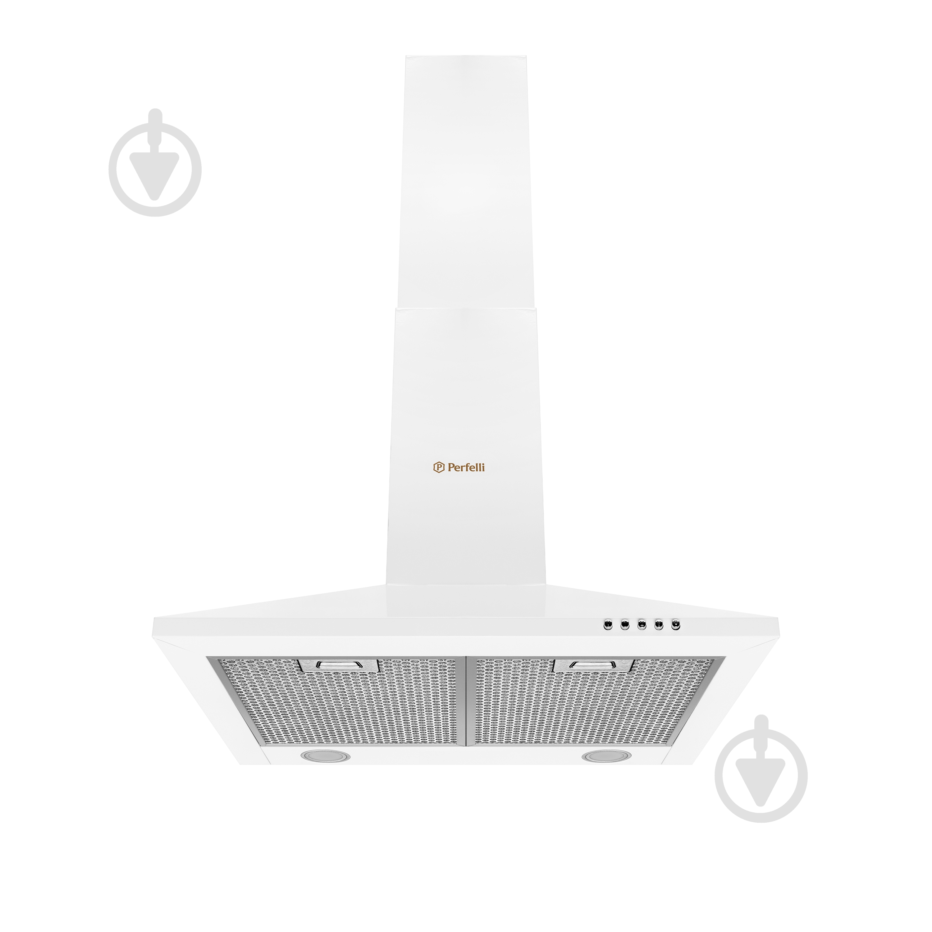 Витяжка Perfelli K 6210 WH 700 LED купольна - фото 1
