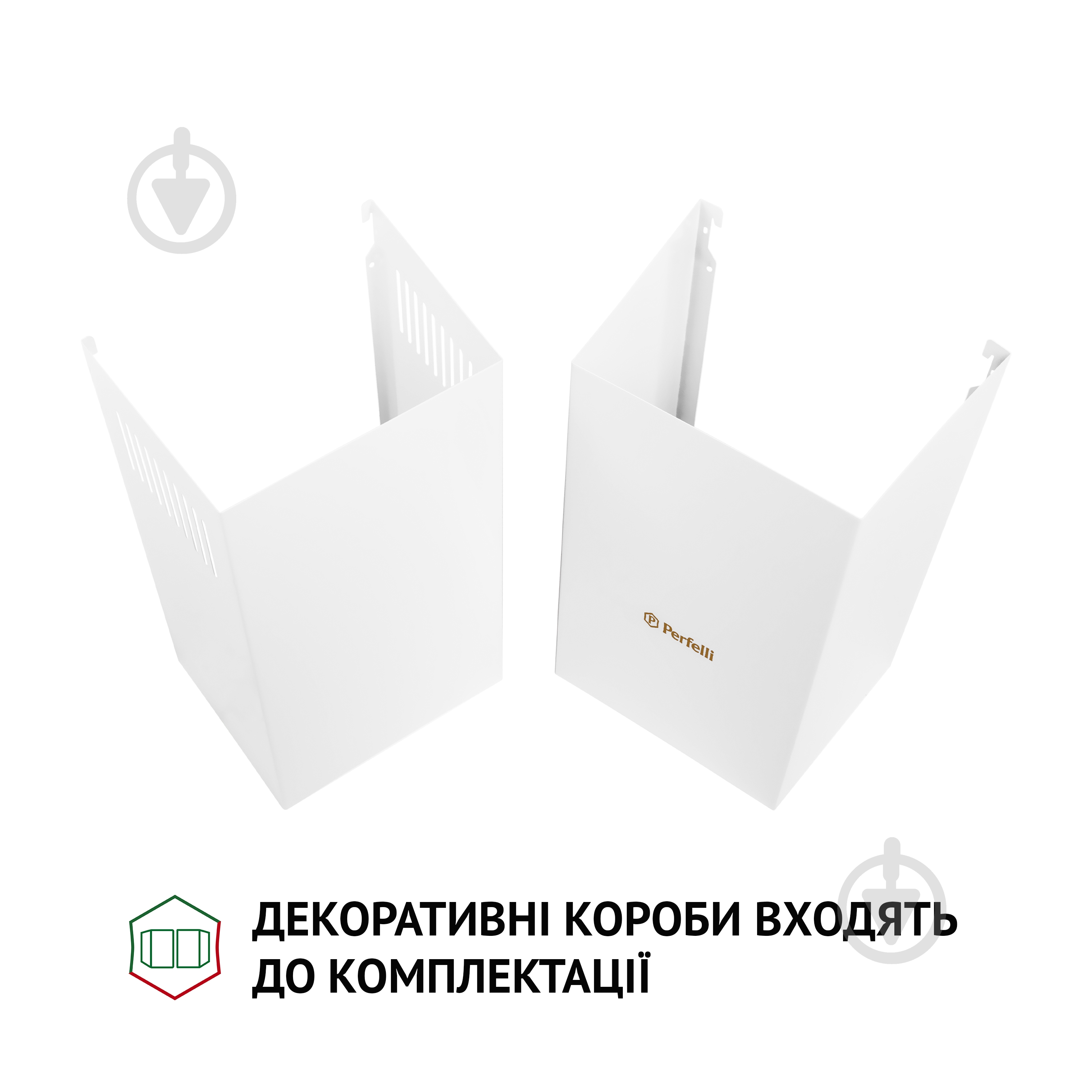 Витяжка Perfelli K 6210 WH 700 LED купольна - фото 8