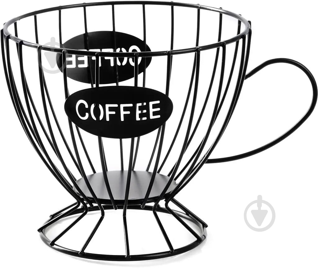 Фруктовница Viva LACY CUP BLACK 19.5x14x10.5 см (B090062) - фото 1 Фруктовница Viva LACY CUP BLACK 19.5x14x10.5 см (B090062) - фото 1