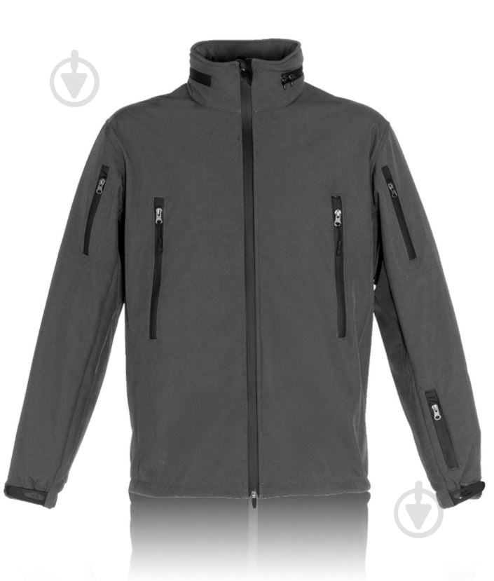 Куртка мужская демисезонная TORNADO "СОФТШЕЛЛ" Р 52-54. Рост 170-176см р.L серая - фото 1 Куртка мужская демисезонная TORNADO "СОФТШЕЛЛ" Р 52-54. Рост 170-176см р.L серая - фото 1