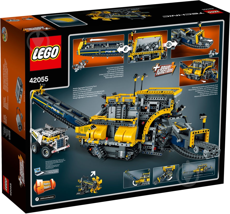 Конструктор LEGO Technic Роторный экскаватор 42055 - фото 6