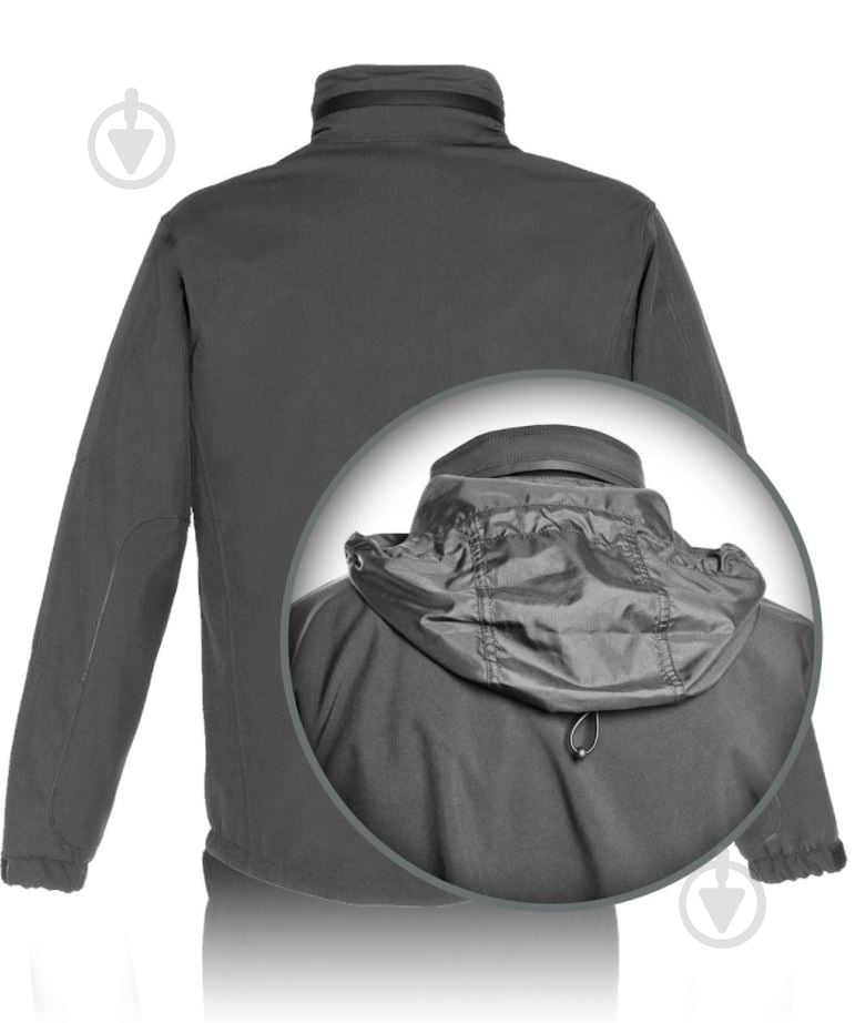 Куртка мужская демисезонная TORNADO "СОФТШЕЛЛ" Р 52-54. Рост 182-188cм р.L серая - фото 5 Куртка мужская демисезонная TORNADO "СОФТШЕЛЛ" Р 52-54. Рост 182-188cм р.L серая - фото 5