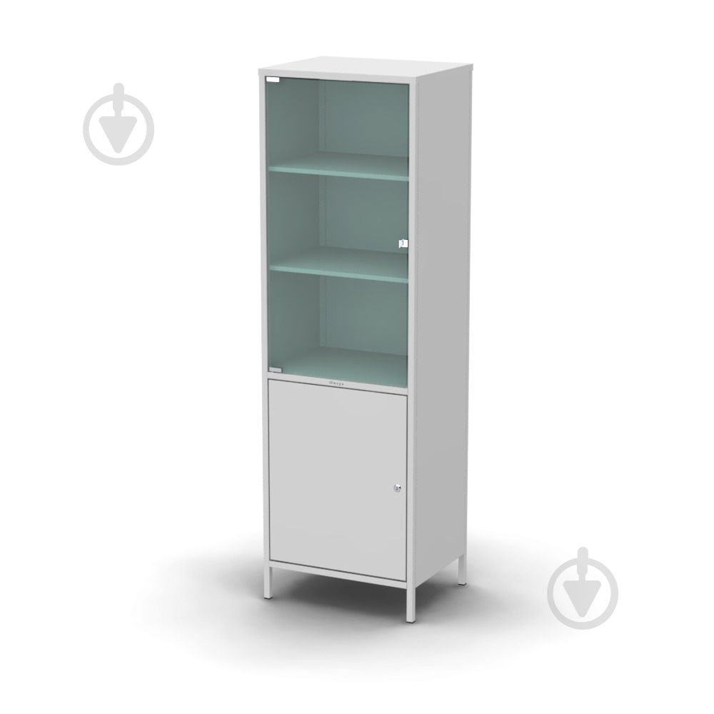 Шкаф медицинский с сейфом ШМ-1с - фото 1