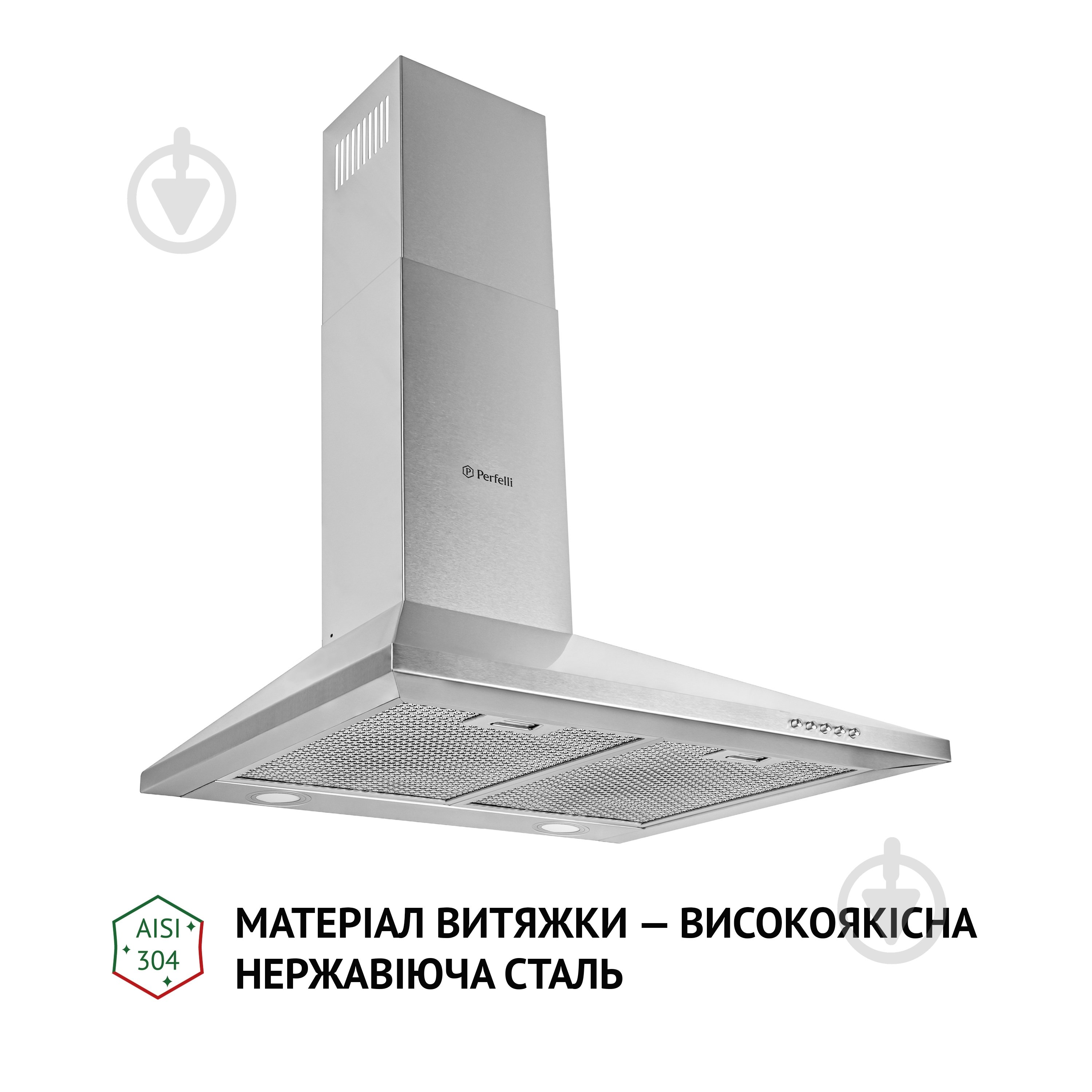 Витяжка Perfelli K 6610 I 1000 LED купольна - фото 2