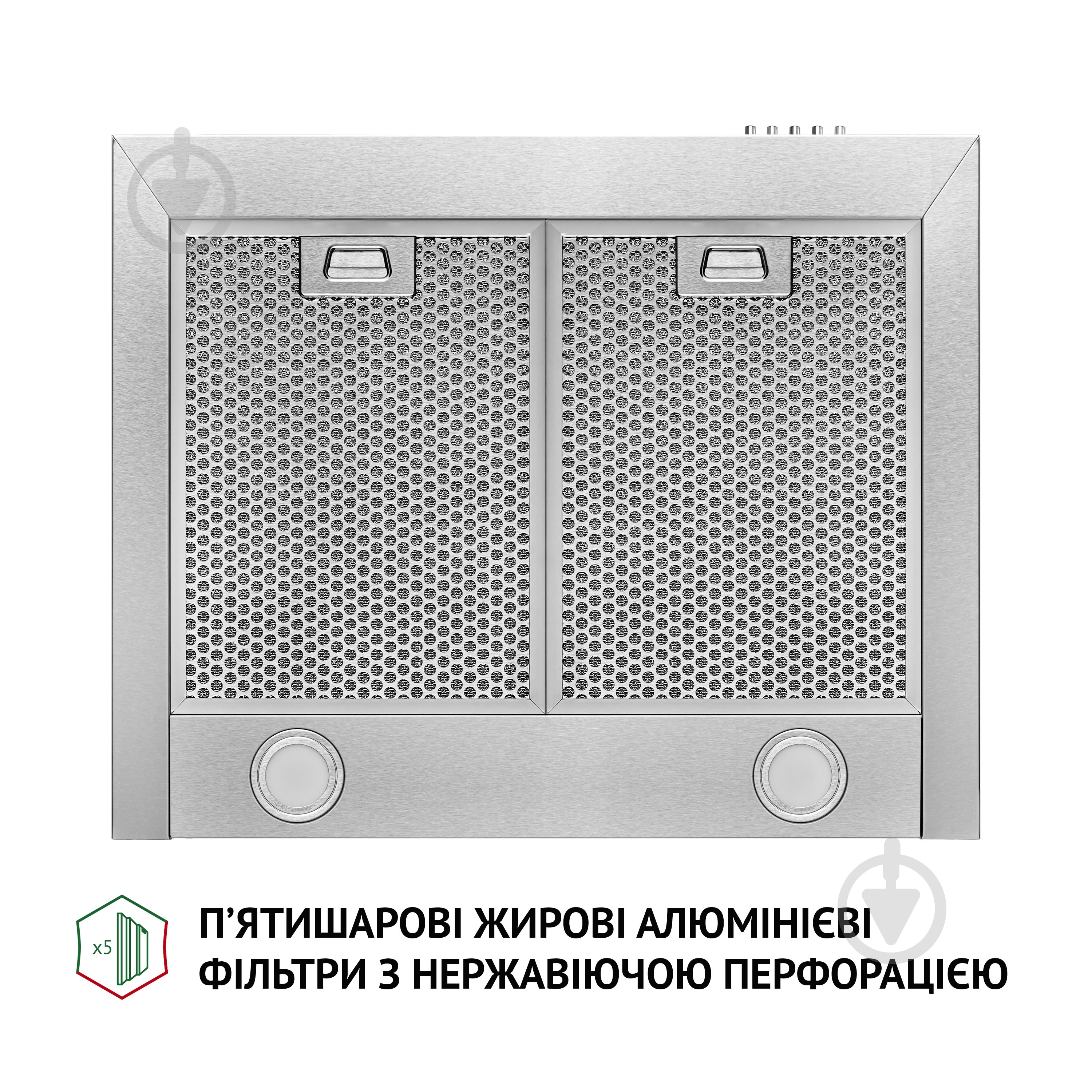 Витяжка Perfelli K 6610 I 1000 LED купольна - фото 5