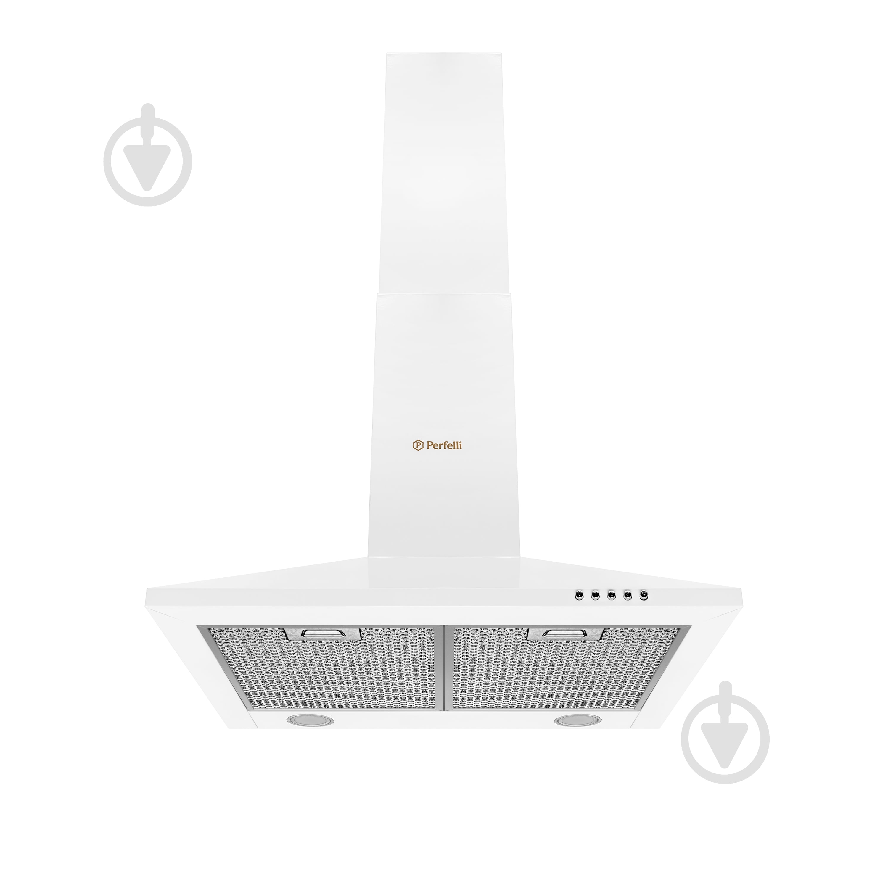Витяжка Perfelli K 6610 WH 1000 LED купольна - фото 1 Витяжка Perfelli K 6610 WH 1000 LED купольна - фото 1