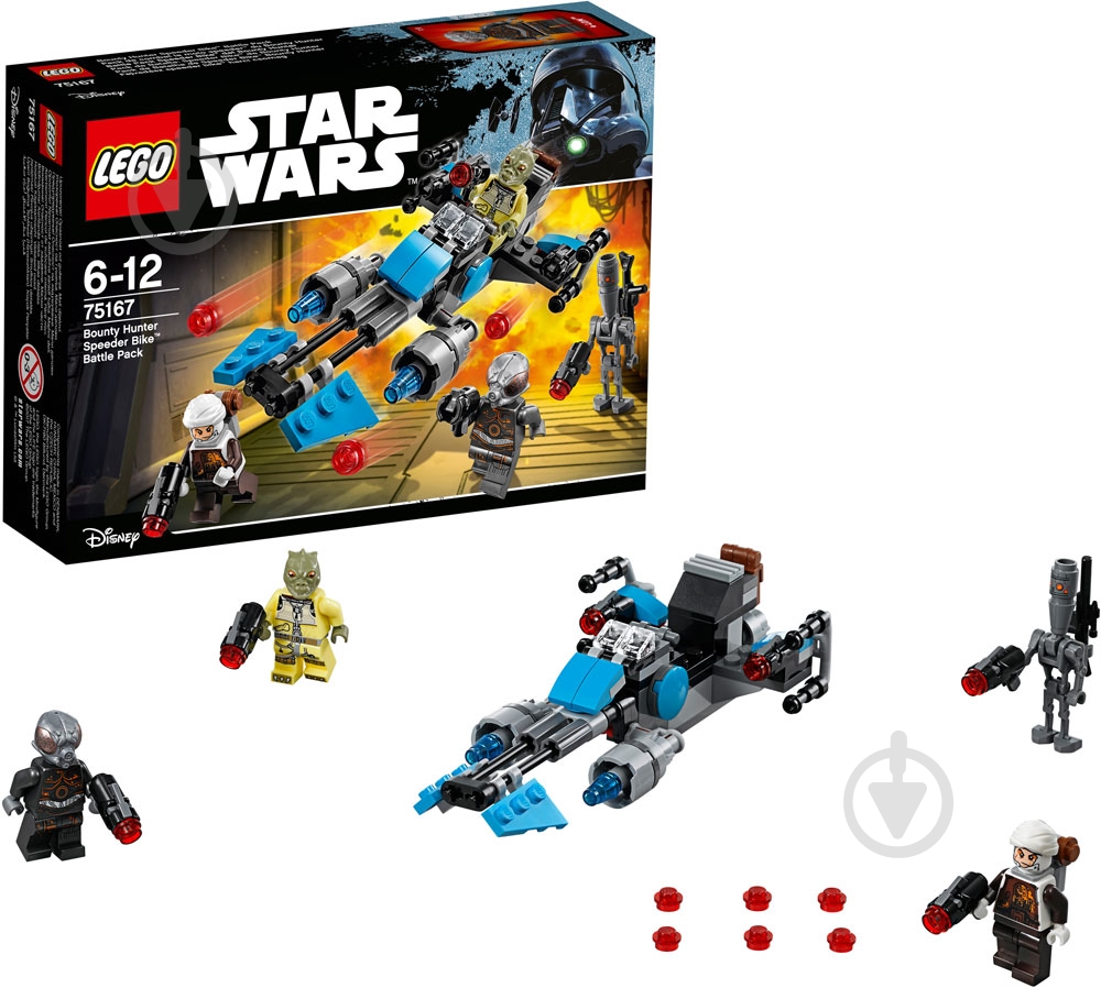Конструктор LEGO Star Wars Спідер мисливців за головами 75167 - фото 2