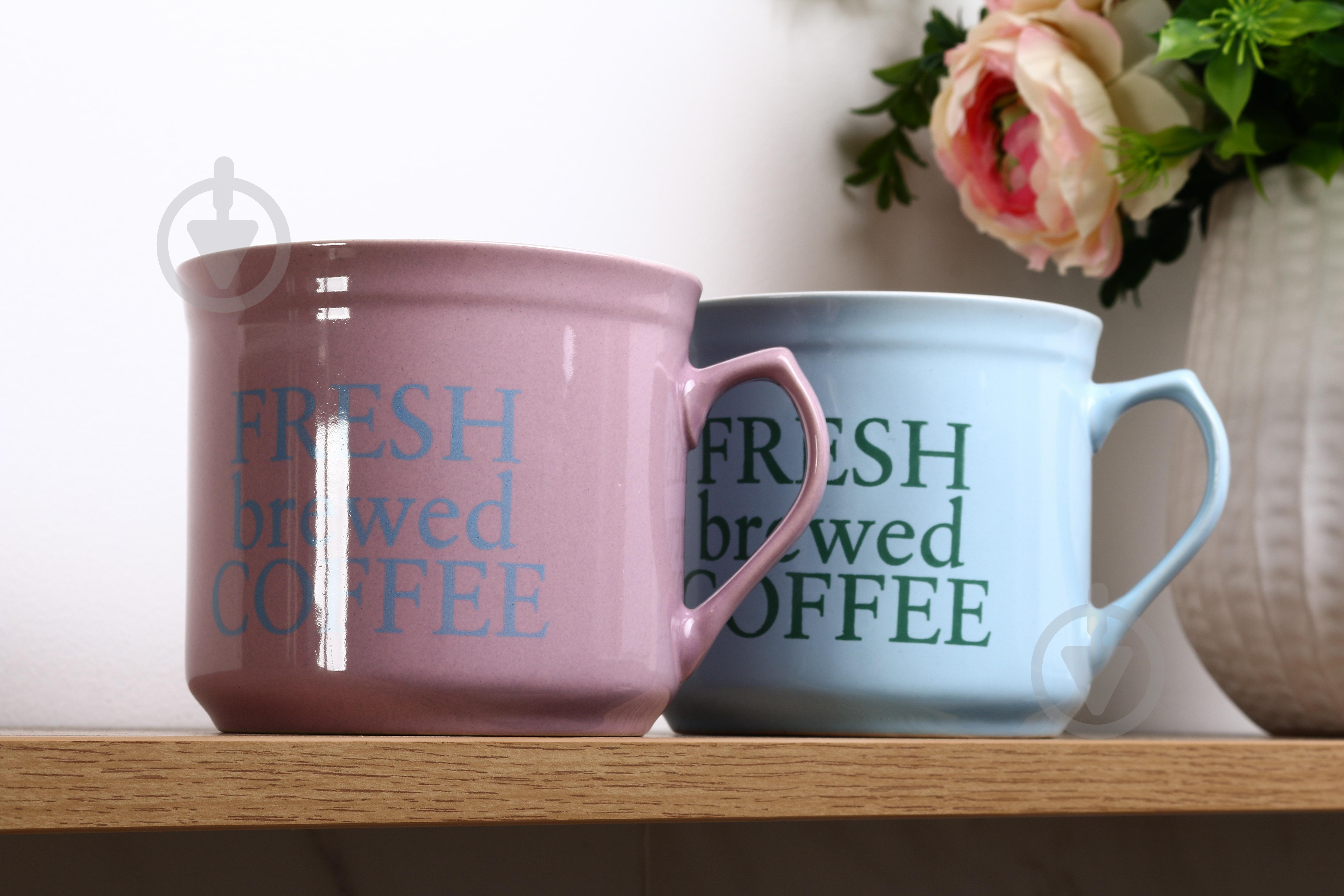 Чашка Fiora Brewed Coffee pink 650 мл - фото 4