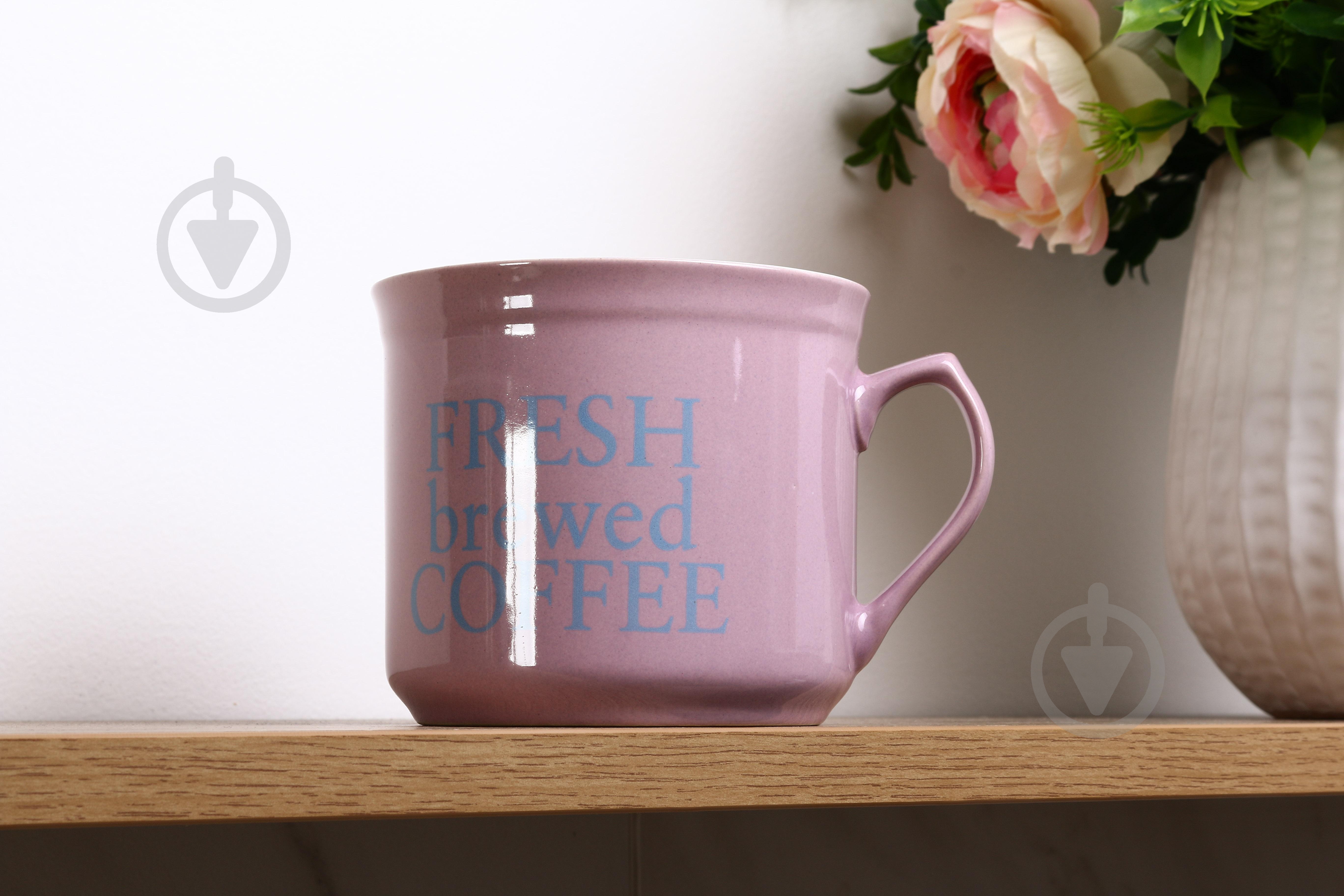 Чашка Fiora Brewed Coffee pink 650 мл - фото 7