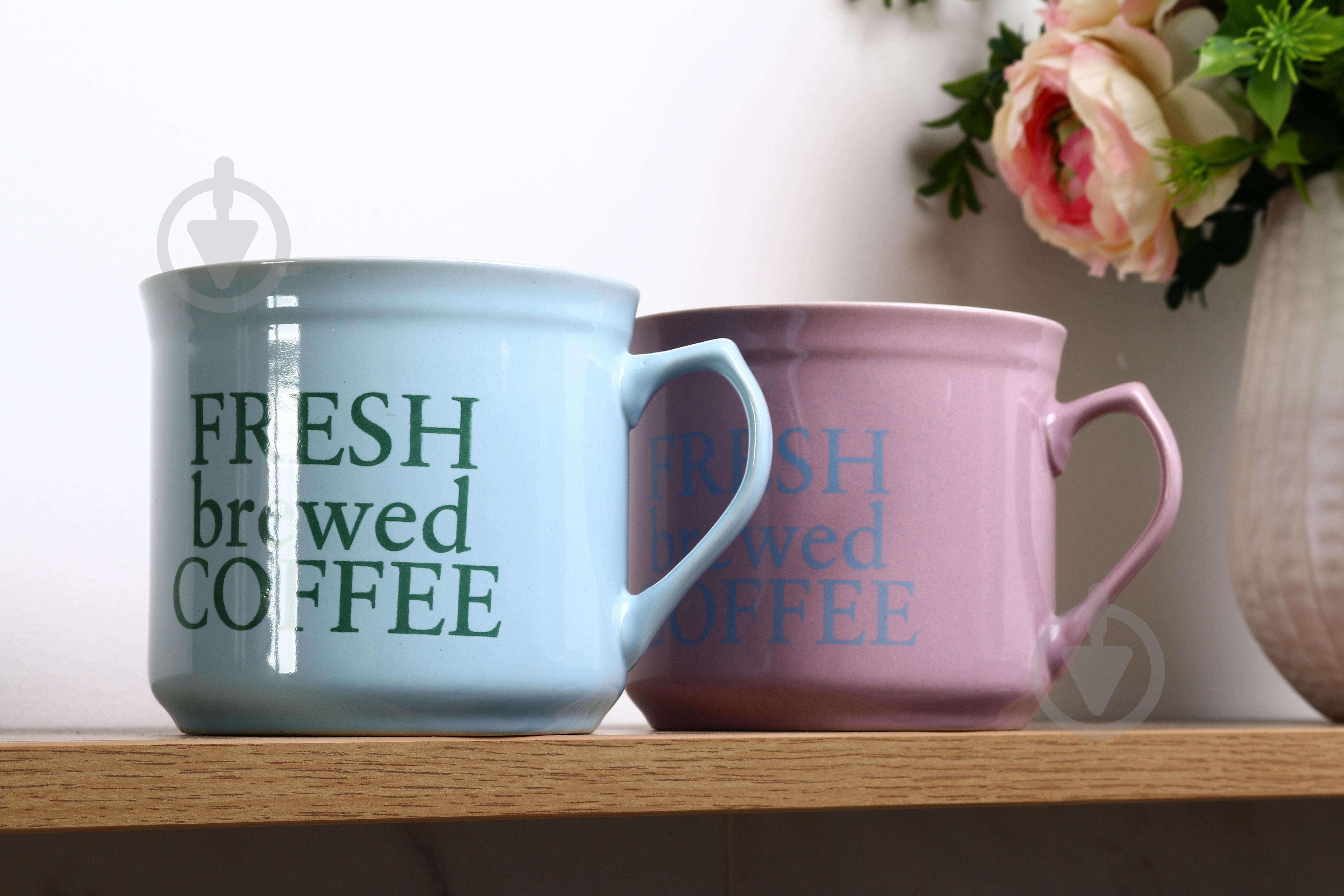 Чашка Fiora Brewed Coffee blue 650 мл - фото 7