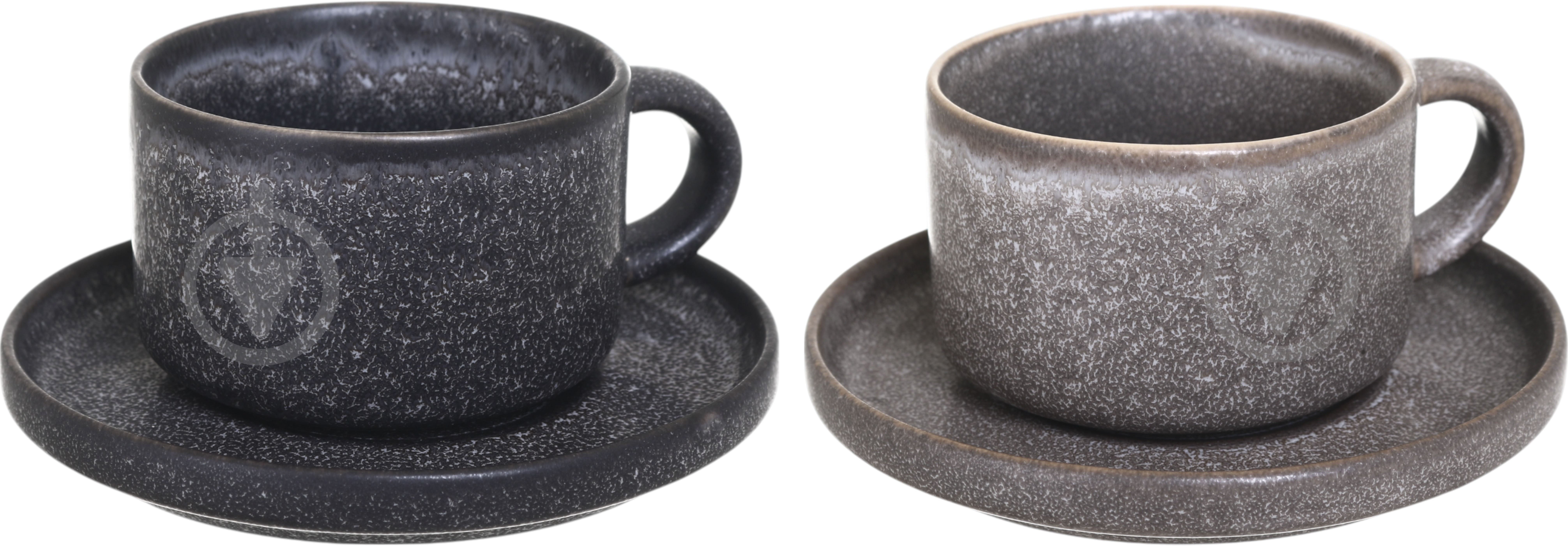 Набір чашок Fiora Earthstone в подарунковій упаковці 180 мл 2 шт. - фото 1