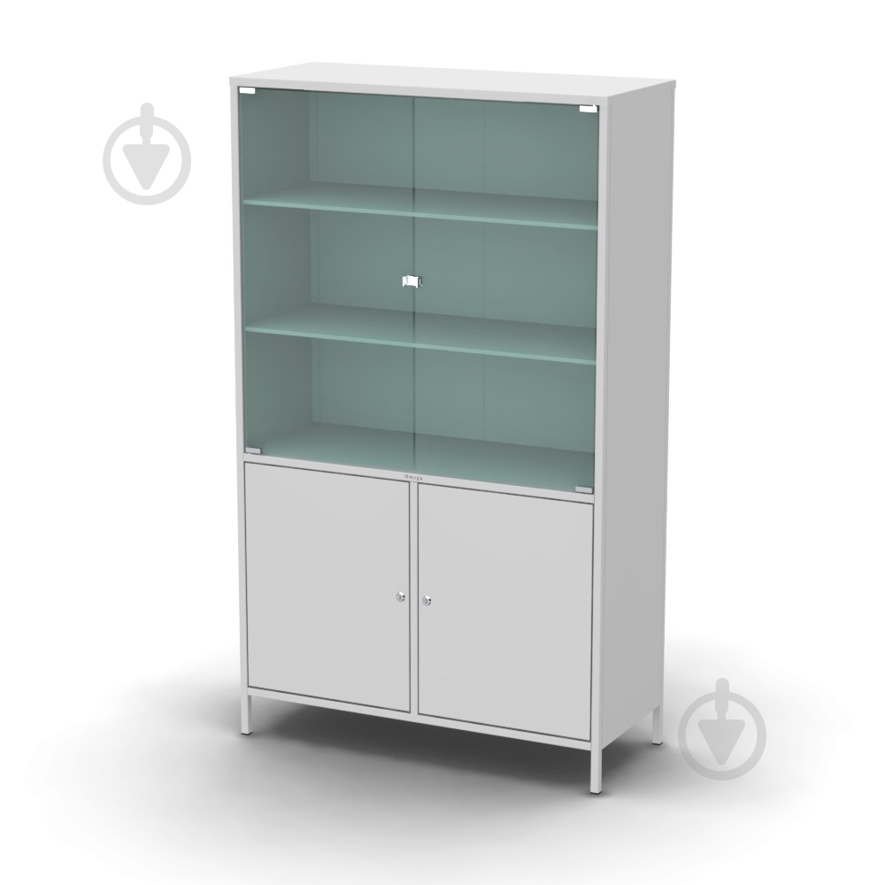 Шкаф медицинский с сейфом ШМ-2с - фото 1 Шкаф медицинский с сейфом ШМ-2с - фото 1