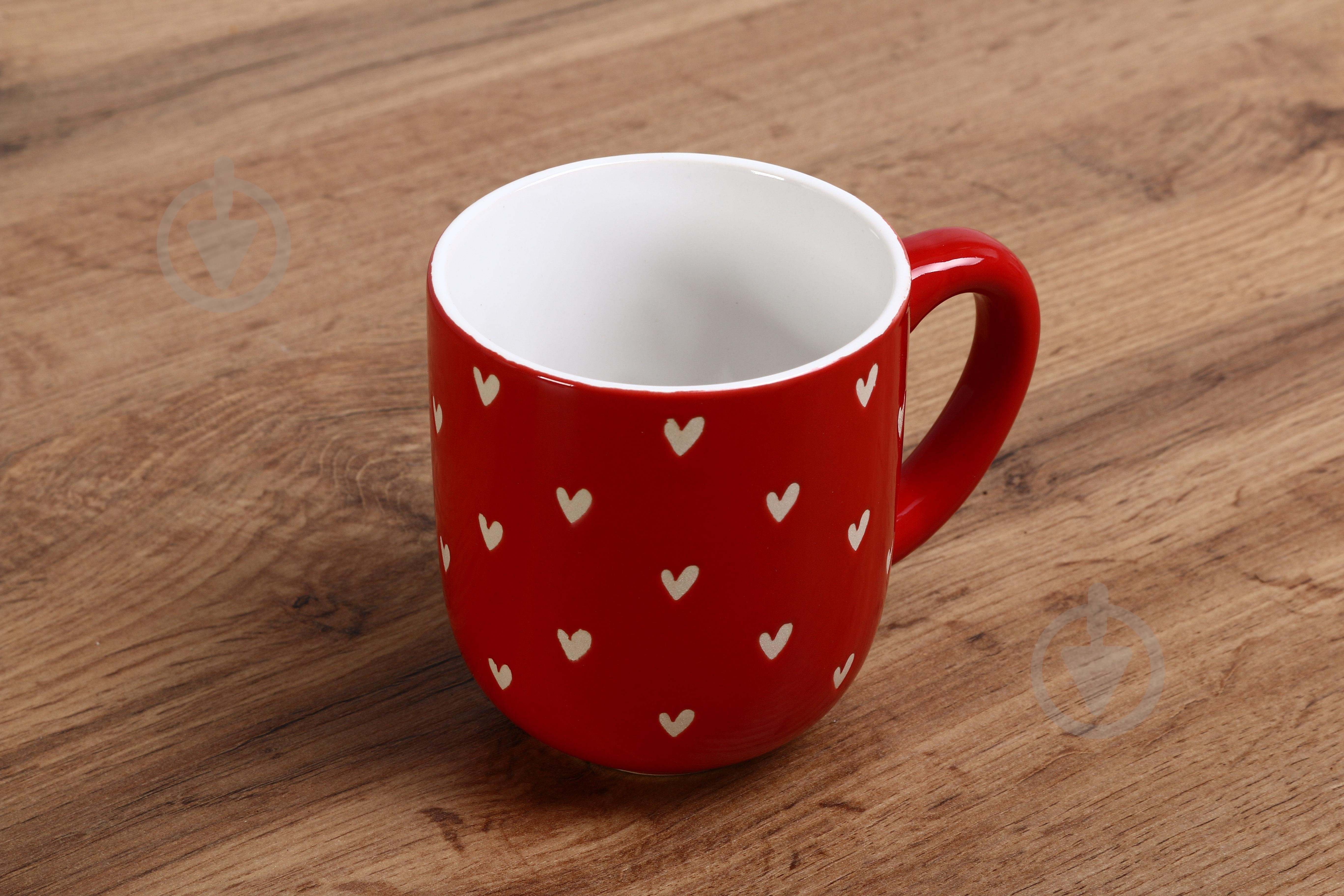 Чашка Fiora Sweetheart red 300 мл - фото 6