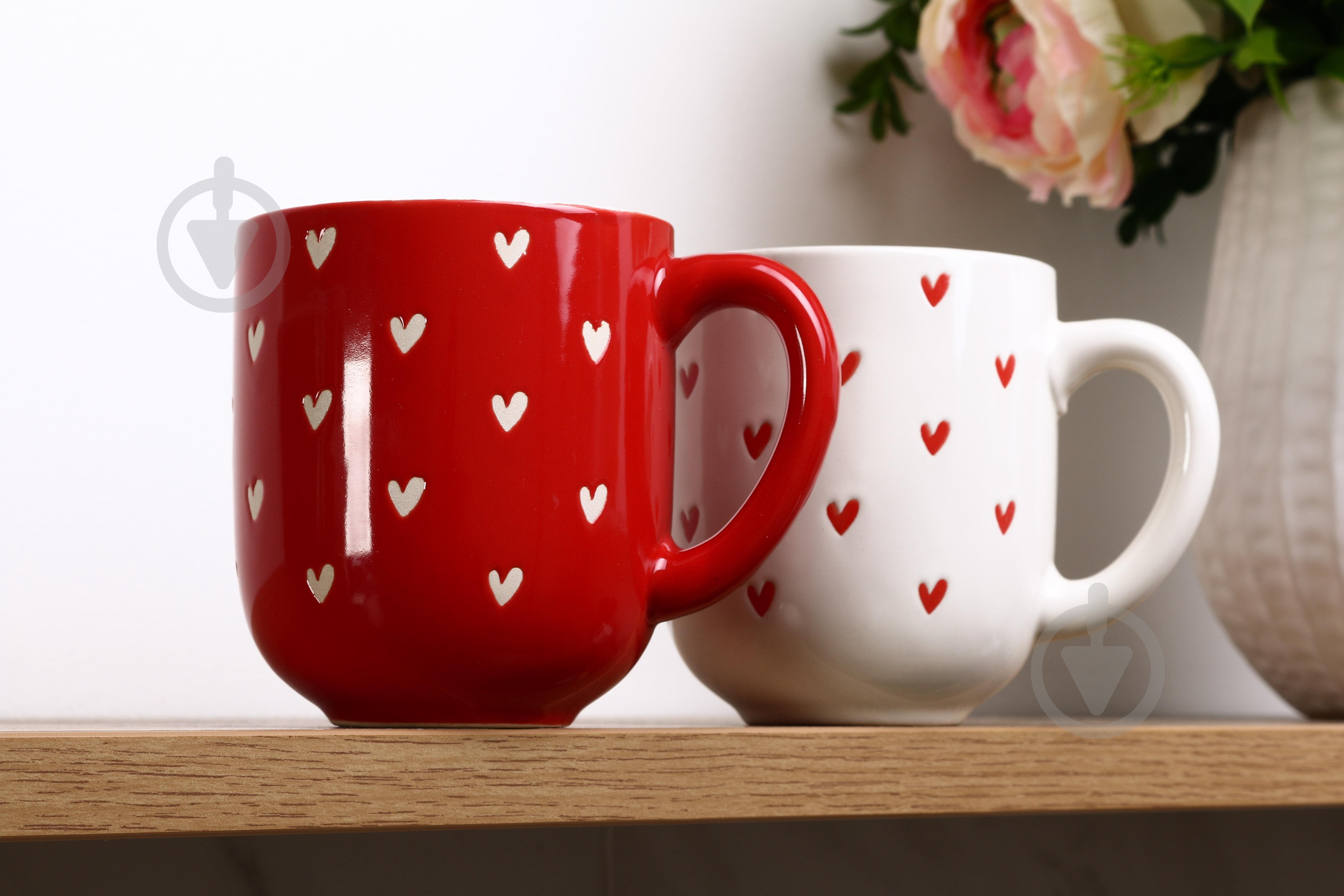 Чашка Fiora Sweetheart red 300 мл - фото 5