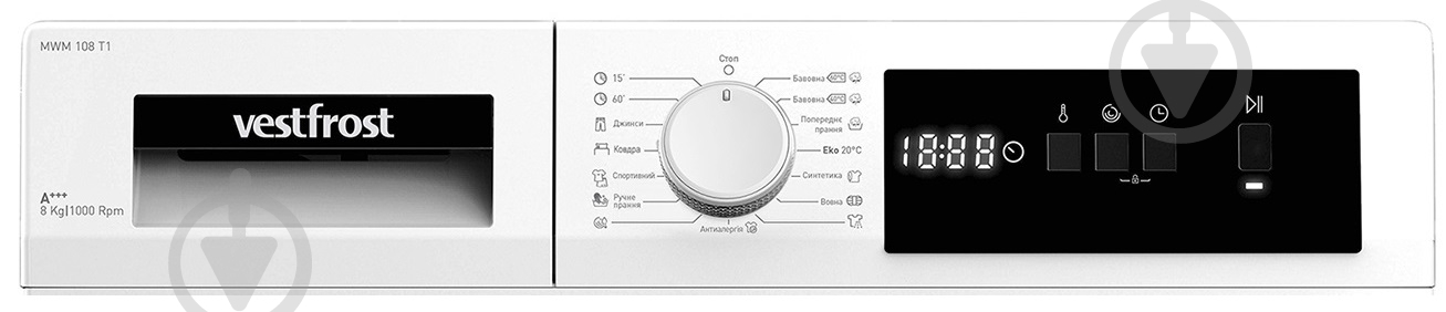Стиральная машина Vestfrost MWM 108 T1 - фото 2 Стиральная машина Vestfrost MWM 108 T1 - фото 2