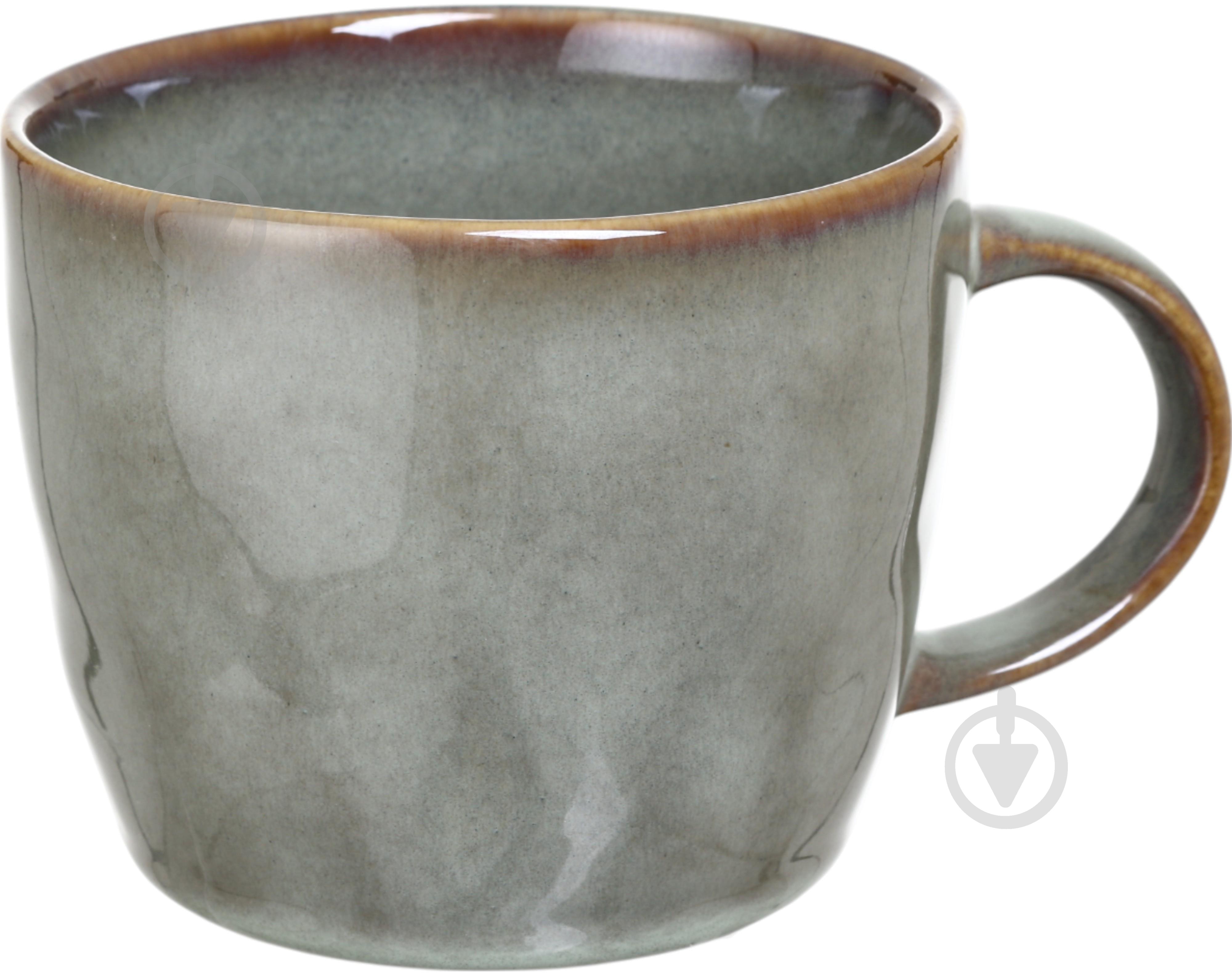 Чашка Fiora Gaia 385 мл зелена - фото 1 Чашка Fiora Gaia 385 мл зелена - фото 1