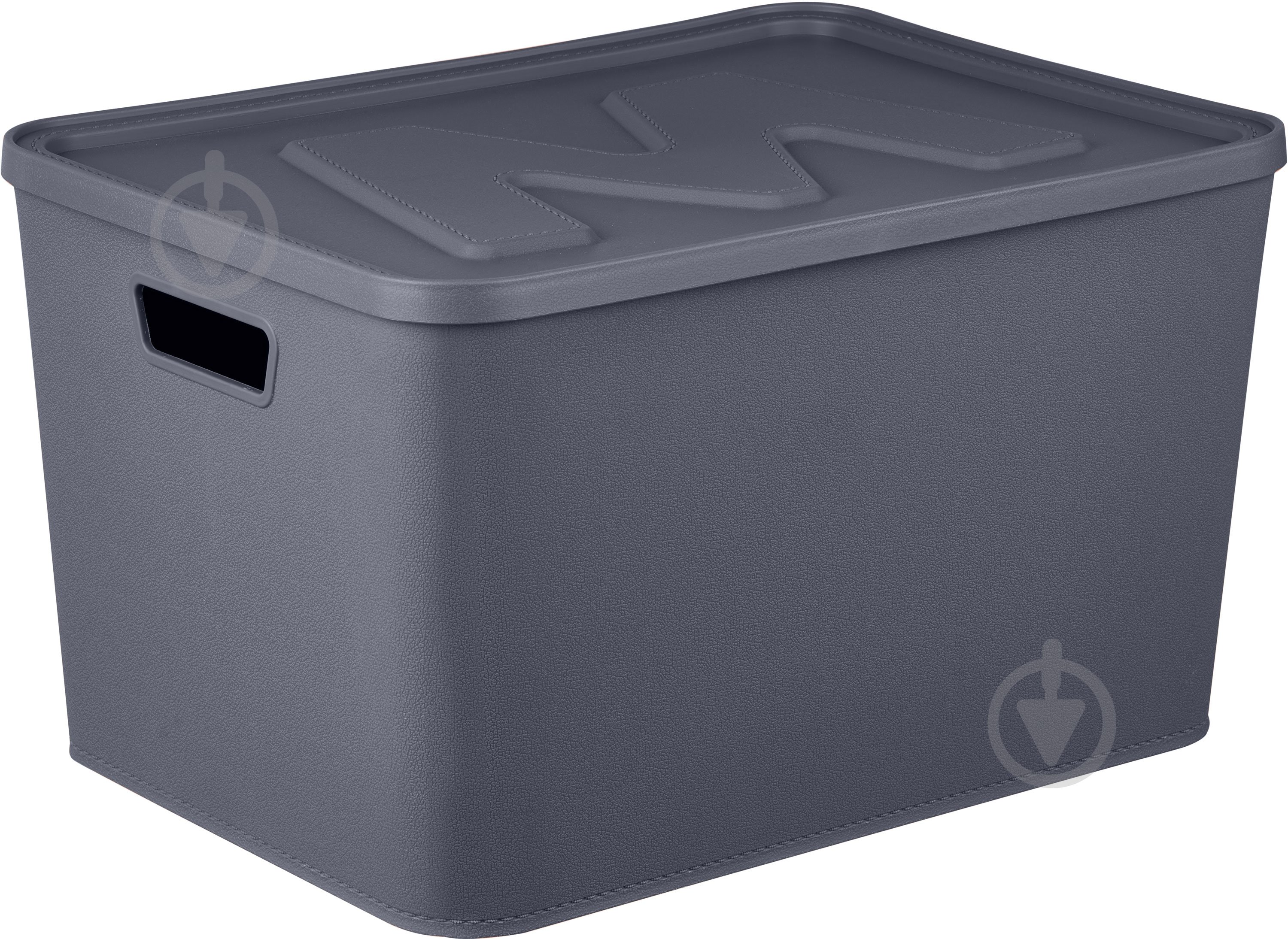 Ящик для хранения Gonpa графитовый Memo L 20 л G549 280x390x225 мм - фото 1