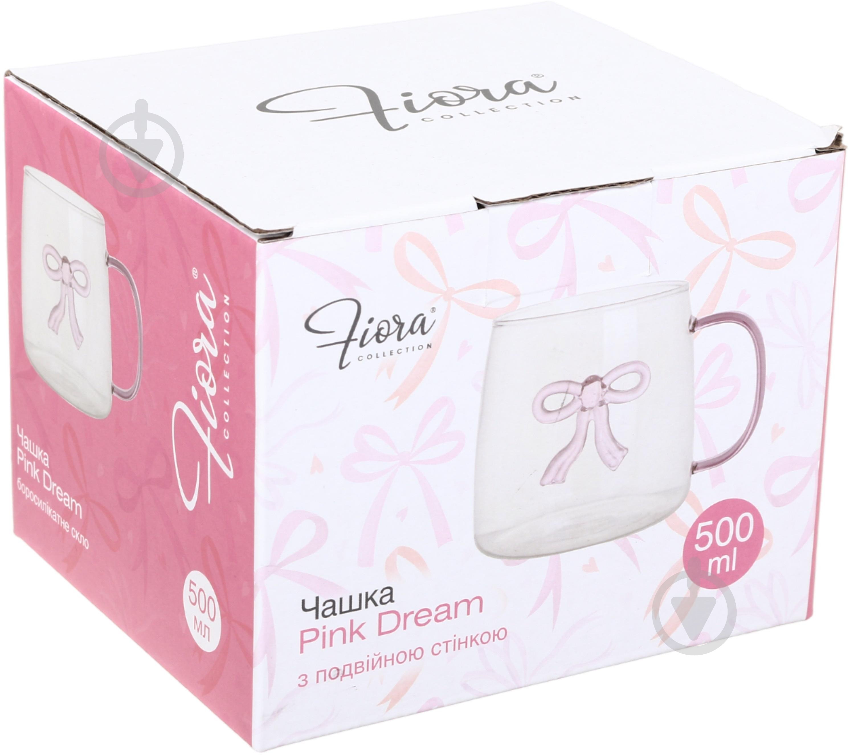 Чашка Fiora Pink Bow 500 мл - фото 5 Чашка Fiora Pink Bow 500 мл - фото 5