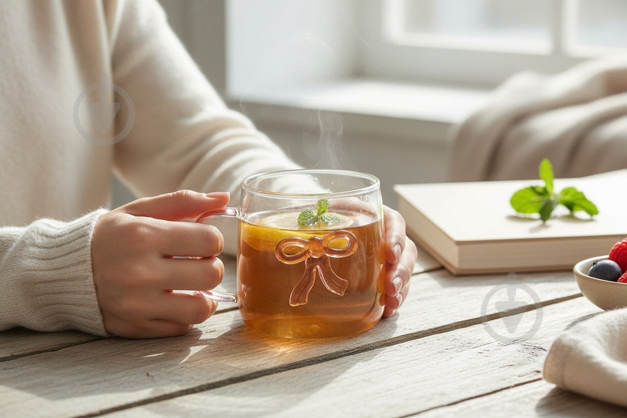 Чашка Fiora Pink Bow 500 мл - фото 2 Чашка Fiora Pink Bow 500 мл - фото 2