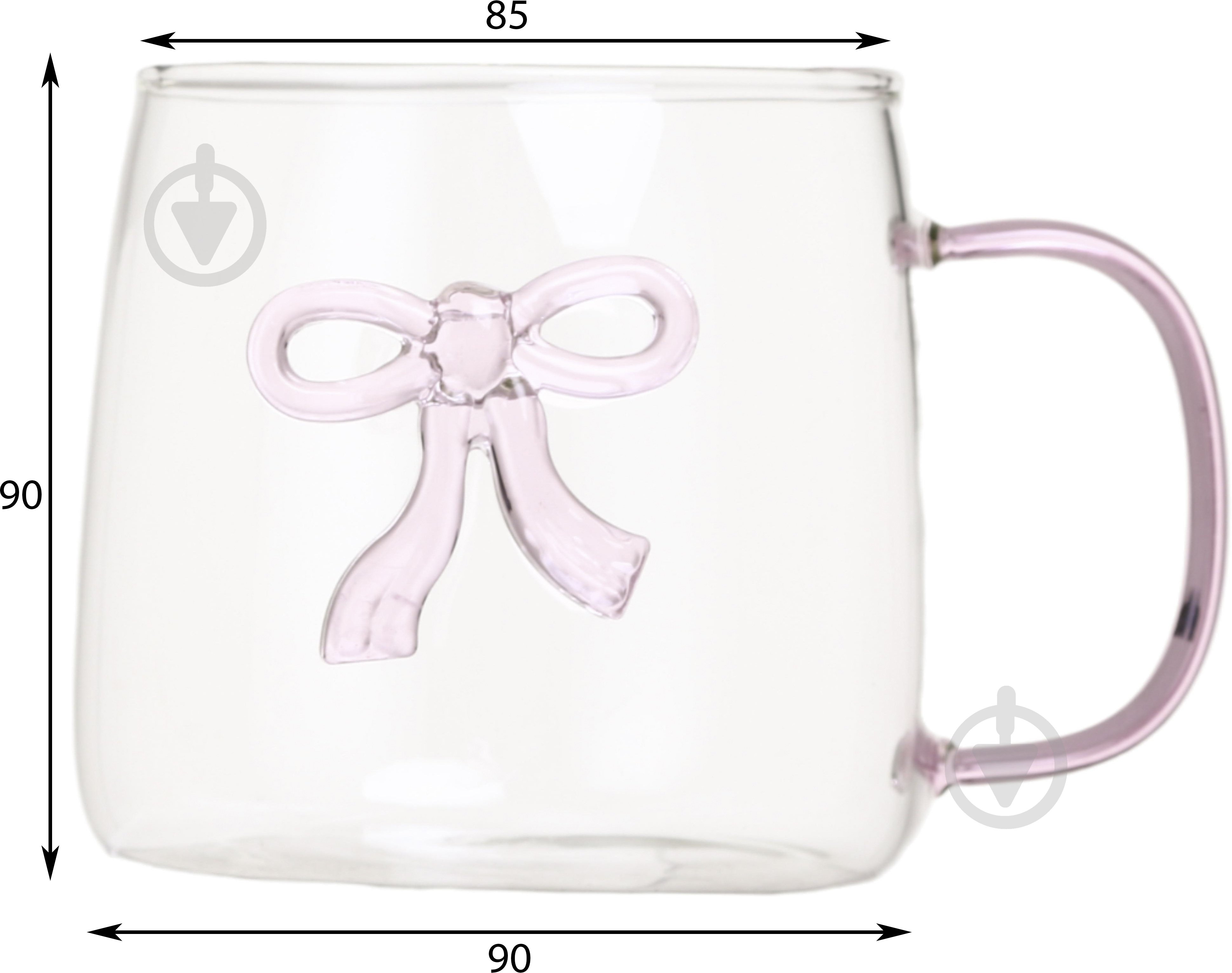 Чашка Fiora Pink Bow 500 мл - фото 4 Чашка Fiora Pink Bow 500 мл - фото 4