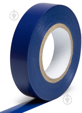 Лента изоляционная CARBON TAPE 19 мм 15 м синий - фото 2