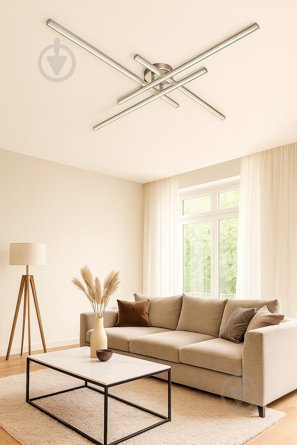 Люстра світлодіодна LIGHT SET LILEYA LS89 4x55 Вт білий - фото 2