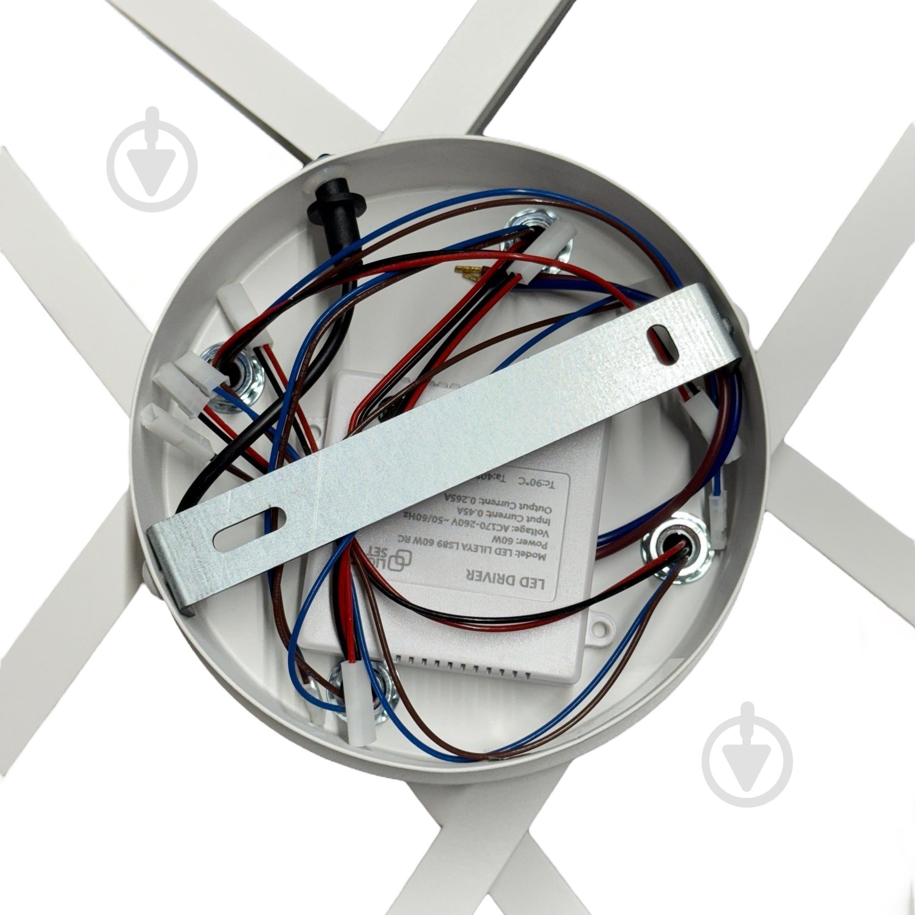 Люстра світлодіодна LIGHT SET LILEYA LS89 4x55 Вт білий - фото 5