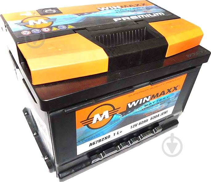 Акумулятор автомобільний Monbat 63Ah 630A 12V «+» праворуч (A67B2X0_1) - фото 1 Акумулятор автомобільний Monbat 63Ah 630A 12V «+» праворуч (A67B2X0_1) - фото 1