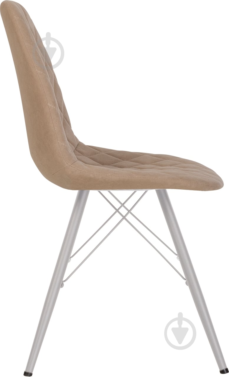 Стул обеденный Nowy Styl LIYA 4LX ALU (BOX-1) RMB AB-05 бежевый / алюминий - фото 3