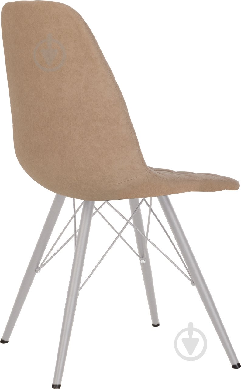Стул обеденный Nowy Styl LIYA 4LX ALU (BOX-1) RMB AB-05 бежевый / алюминий - фото 5