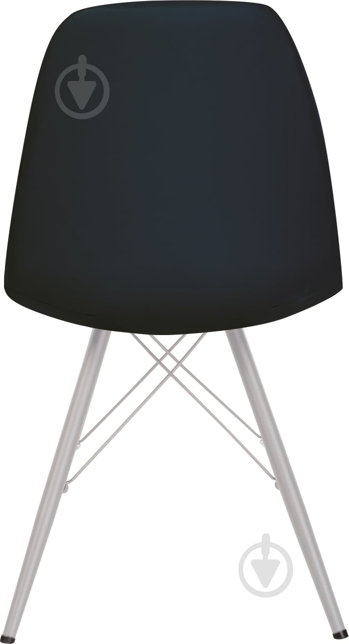 Стул обеденный Nowy Styl LIYA 4LX ALU (BOX-1) RMB ECO-30 черный / алюминий - фото 4