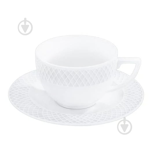 Набір чашок із блюдцями Wilmax Julia 12 предметів 90 мл WL-880107 / 6C - фото 1