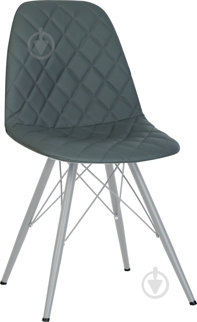 Стул обеденный Nowy Styl LIYA 4LX ALU (BOX-1) RMB ECO-70 серый / алюминий - фото 1