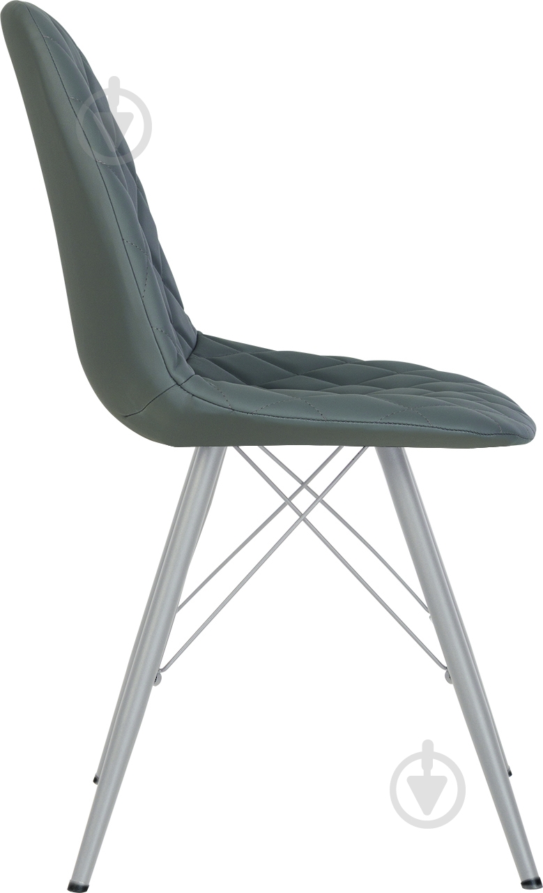 Стул обеденный Nowy Styl LIYA 4LX ALU (BOX-1) RMB ECO-70 серый / алюминий - фото 2