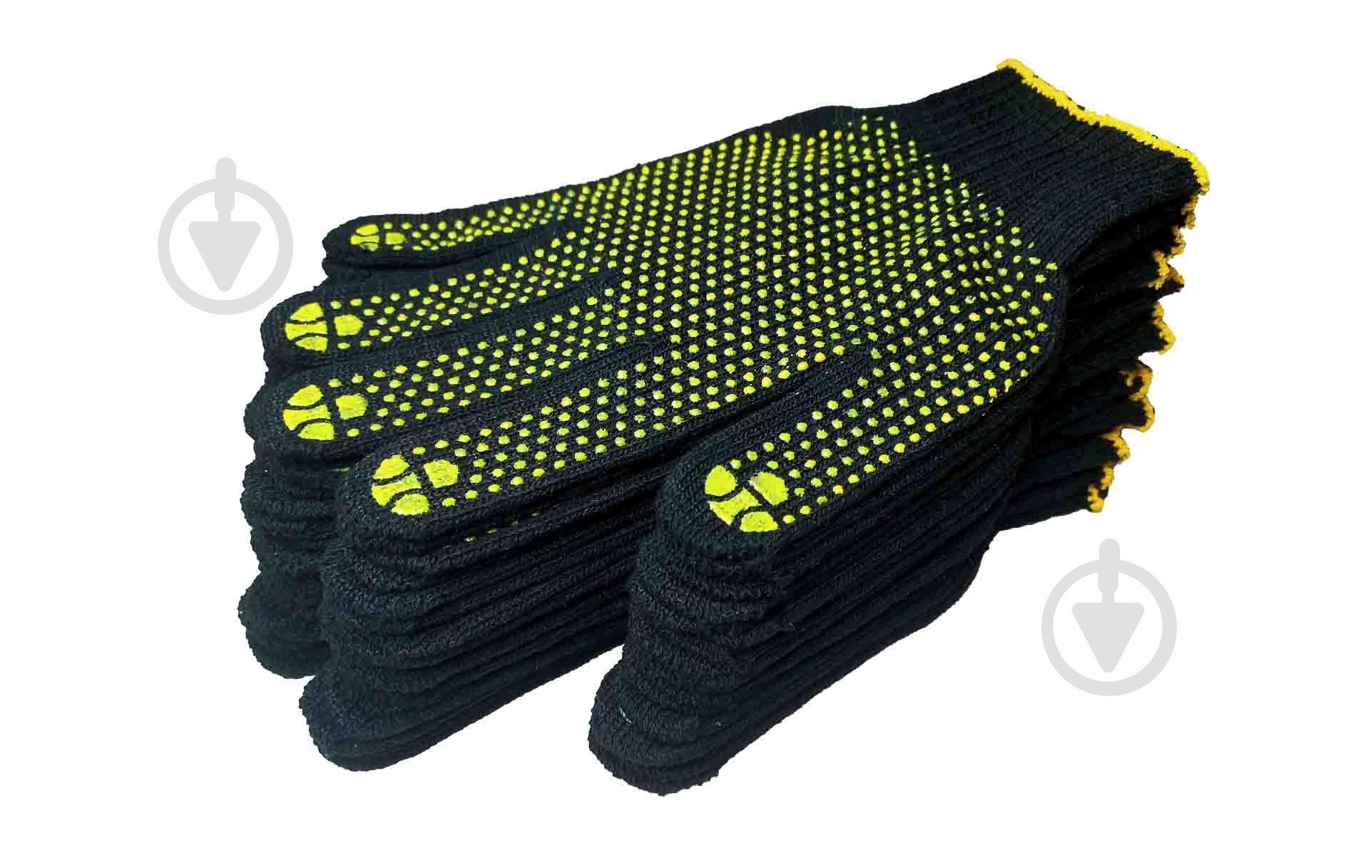 Перчатки UP! (Underprice) 10 пар с покрытием ПВХ точка XL (10) 4274 - фото 4