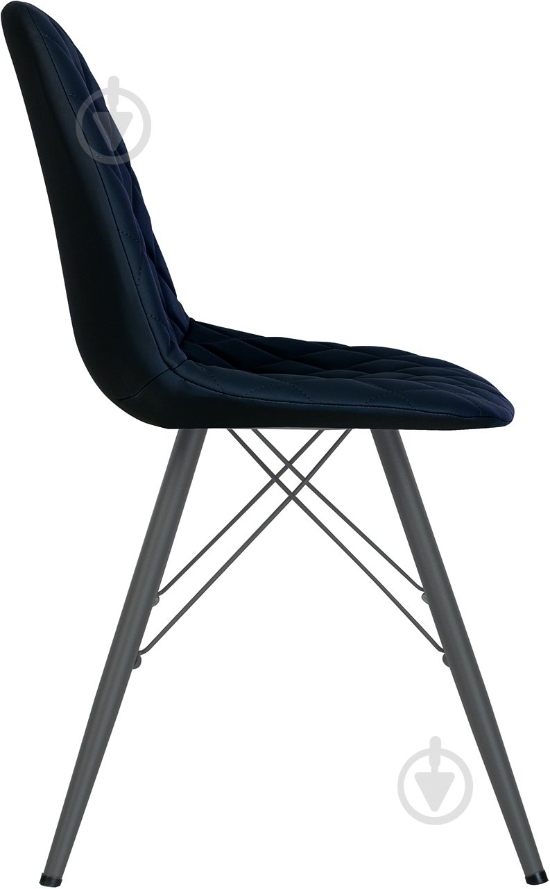 Стул обеденный Nowy Styl LIYA 4LX ANTR (BOX-1) RMB ECO-30 черный / антрацит - фото 3