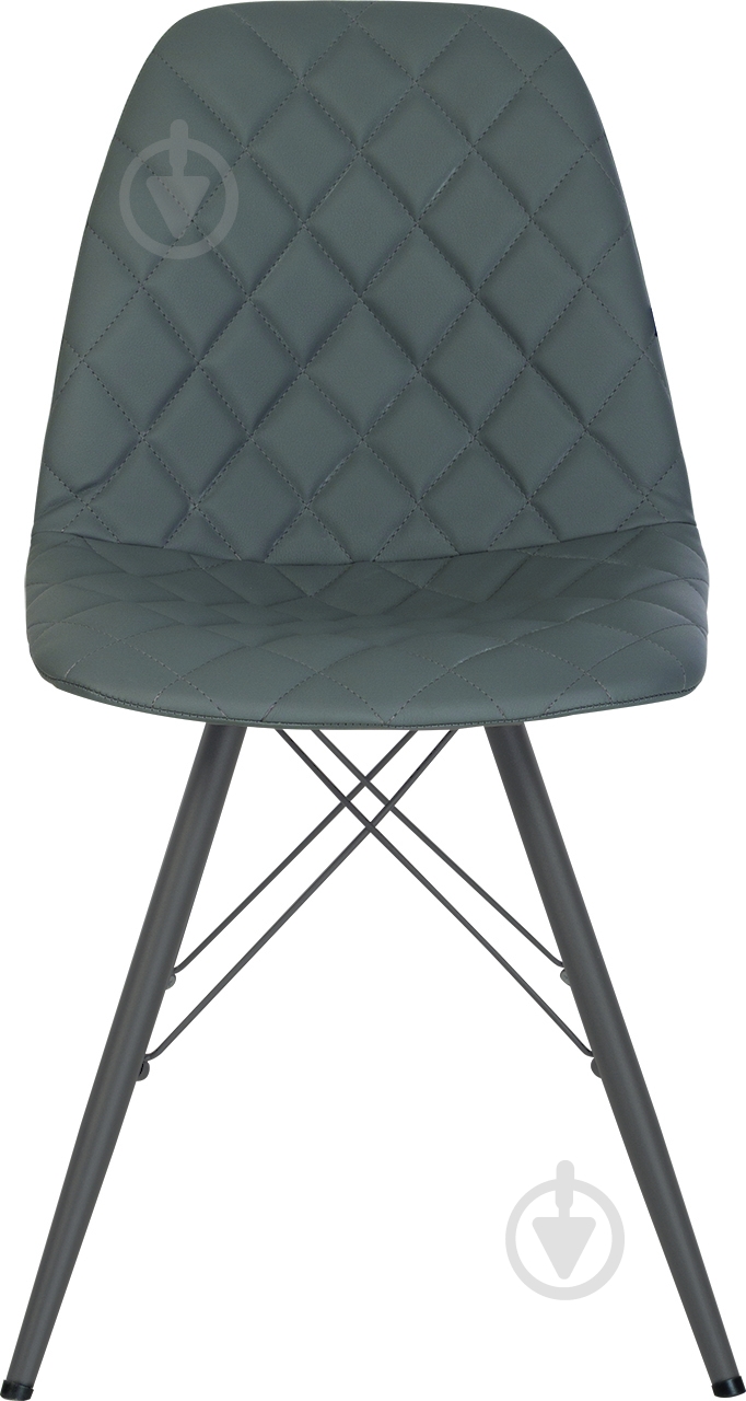 Стул обеденный Nowy Styl LIYA 4LX ANTR (BOX-1) RMB ECO-70 серый / антрацит - фото 3