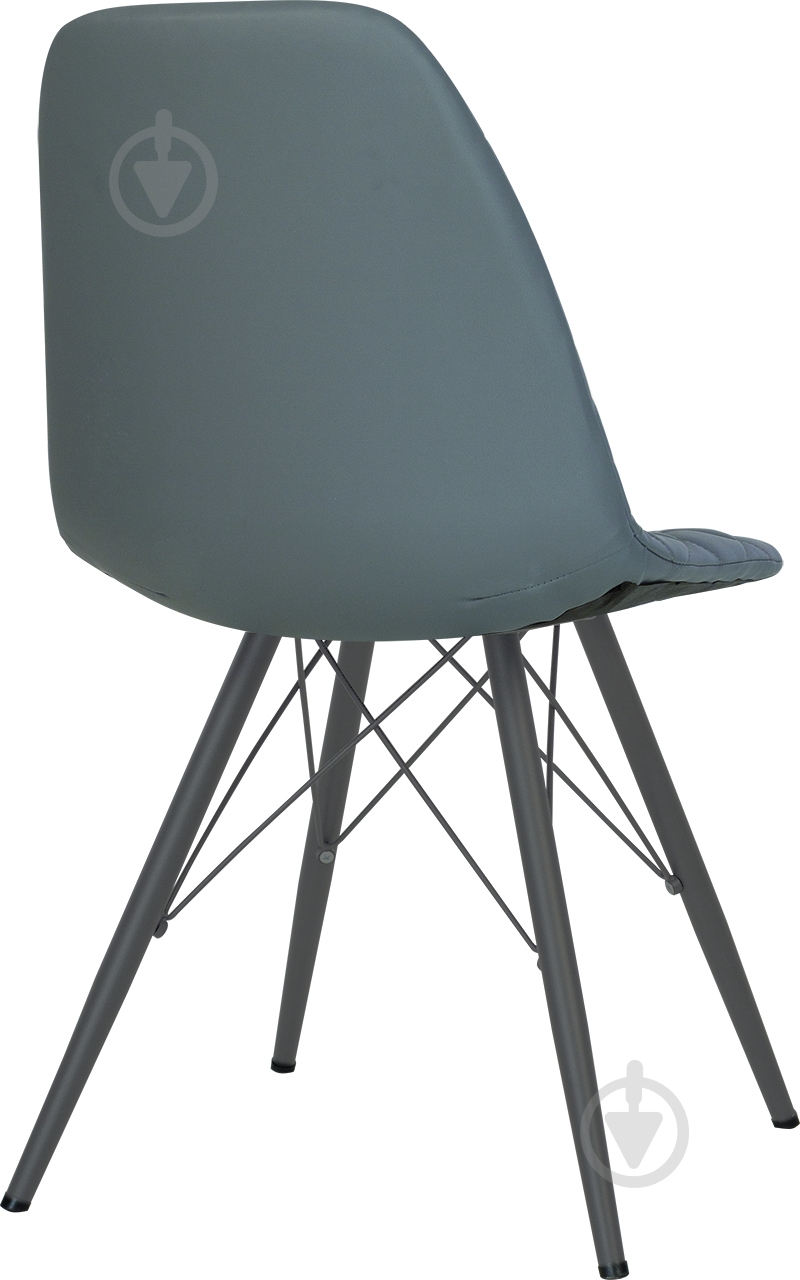 Стул обеденный Nowy Styl LIYA 4LX ANTR (BOX-1) RMB ECO-70 серый / антрацит - фото 4