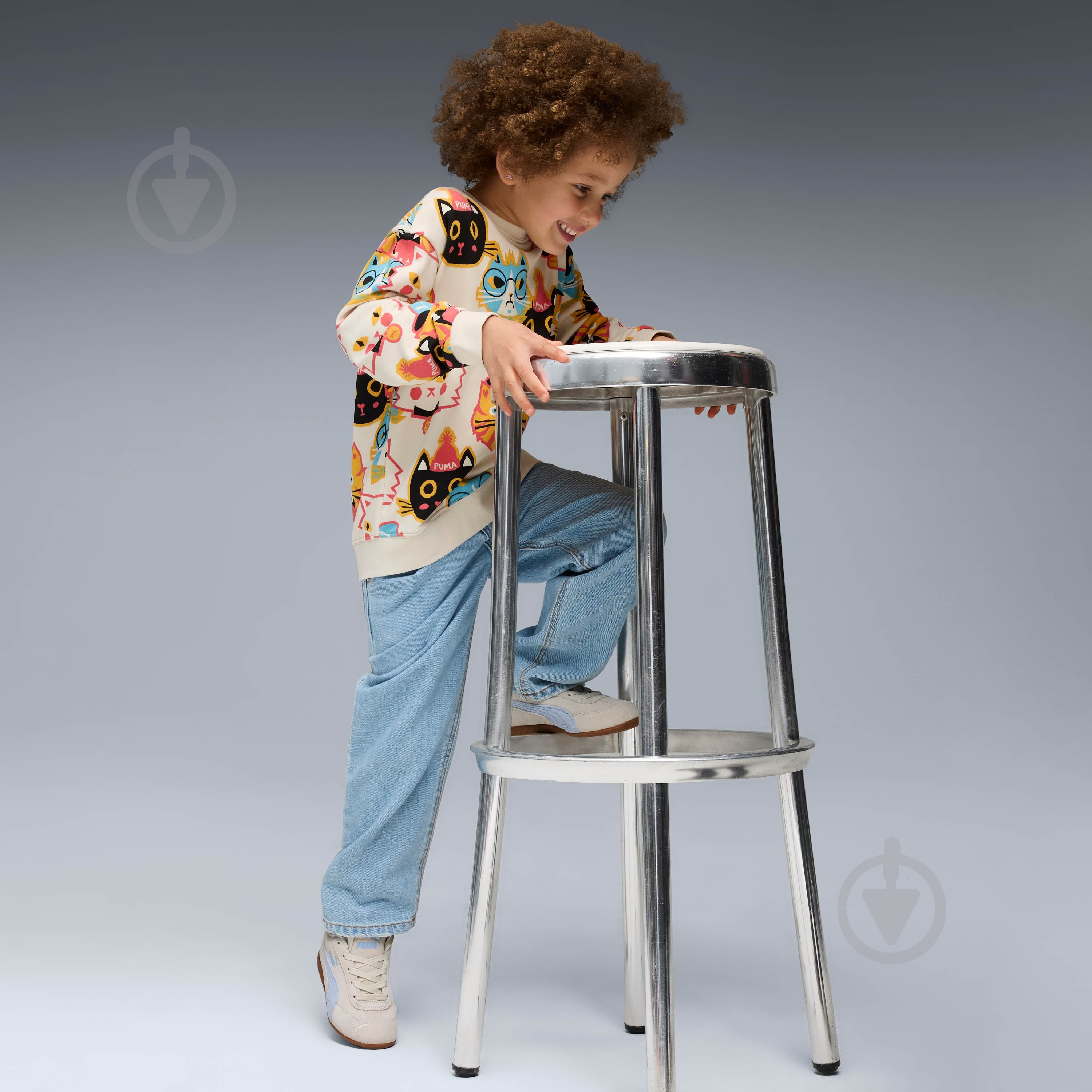 Свитшот Puma MOODY CAT AOP Crew TR PS 63220787 р.104 бежевый - фото 4 Свитшот Puma MOODY CAT AOP Crew TR PS 63220787 р.104 бежевый - фото 4