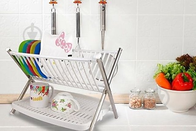 Сушилка для посуды Supretto складная (5595) - фото 4