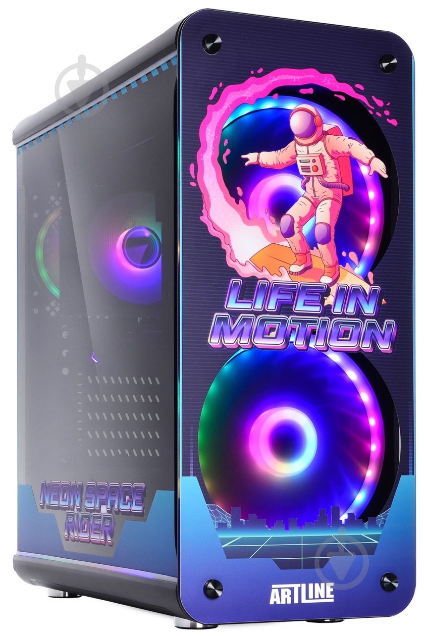Компьютер Artline Overlord NEON (NEONv22) black - фото 1
