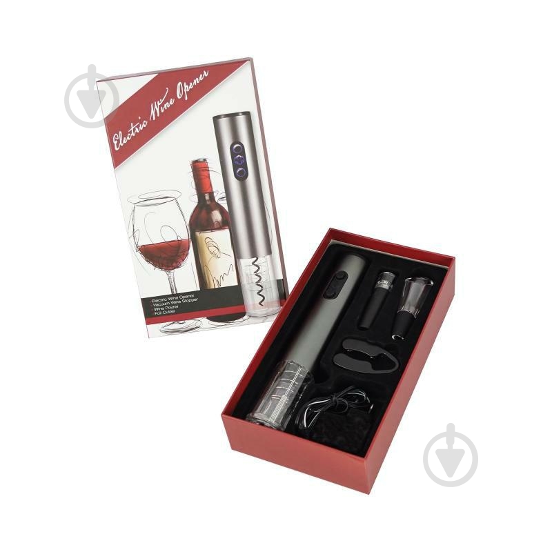 Штопор электрический Supretto для вина (5112) - фото 3