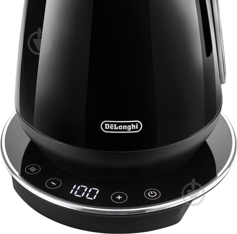 Електрочайник Delonghi KBY 2011 BK Eclettica SpecialTea 1.7 л чорний - фото 5