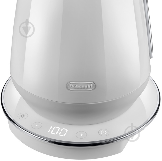 Електрочайник Delonghi KBY 2011 W Eclettica SpecialTea 1.7 л білий - фото 5