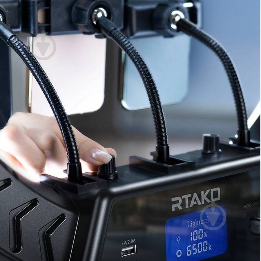 Светильник кольцевой RTAKO AR-GTB01-22S Digital display Right Light ABS 22" (6942063218616) - фото 10 Светильник кольцевой RTAKO AR-GTB01-22S Digital display Right Light ABS 22" (6942063218616) - фото 10