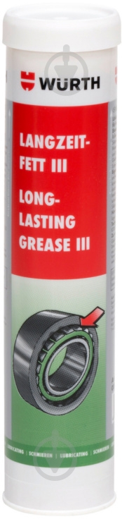 Смазка WURTH литиевая с длительным сроком службы ІІІ 0890402 400 мл - фото 1