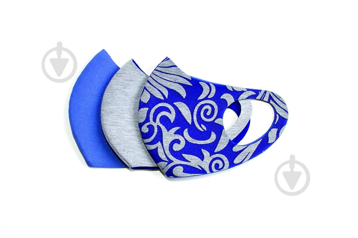 Маска защитная для лица многоразовая немедицинская (UNISEX) S в ассортименте 3 шт./уп. - фото 1 Маска защитная для лица многоразовая немедицинская (UNISEX) S в ассортименте 3 шт./уп. - фото 1